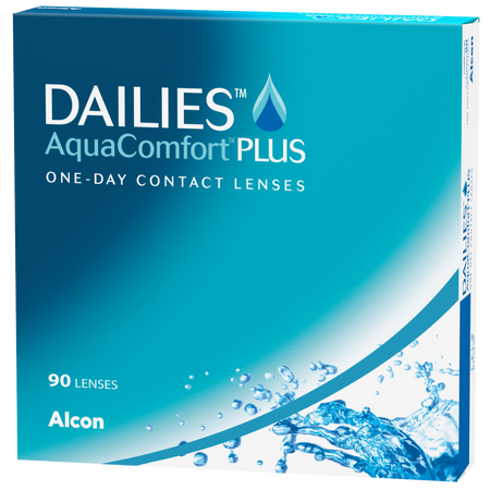 Dailies AquaComfort Plus Tageslinsen weich, 90 Stück
